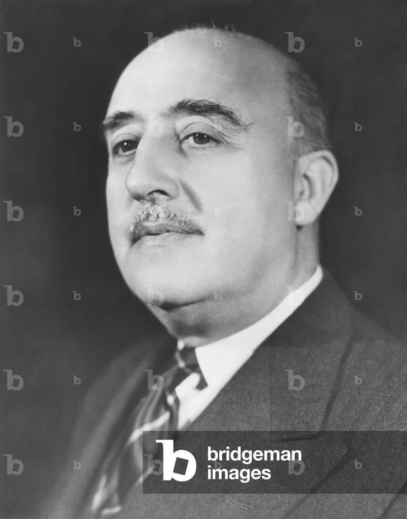 Generalissimo Francisco Franco The Caudillo Of Spain In 1952 After 