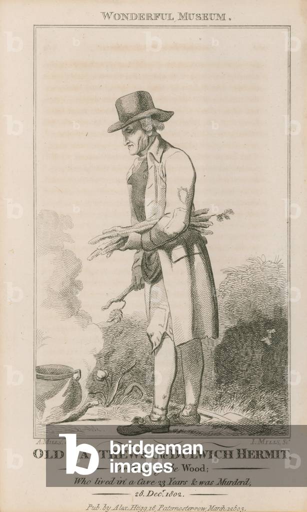 Ritratto di vecchio Matthews (incisione)