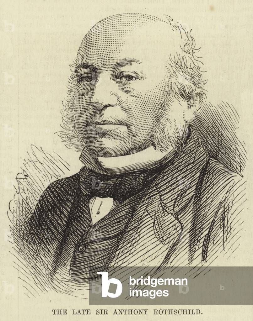 Il defunto Signore Anthony Rothschild (incisione)