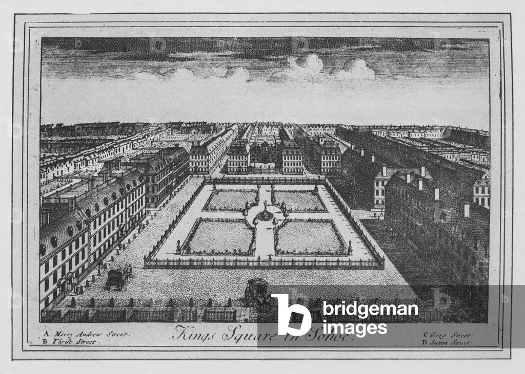 Immagine di Stampa "Soho Square" di English School