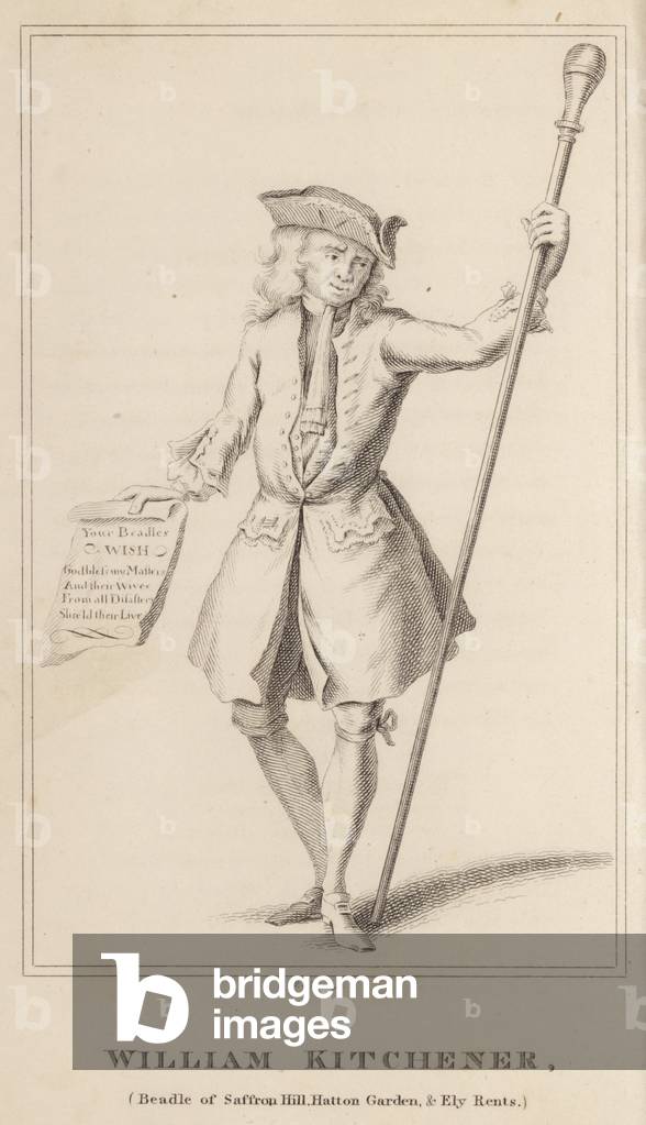 William Kitchener by English Artist, b/w