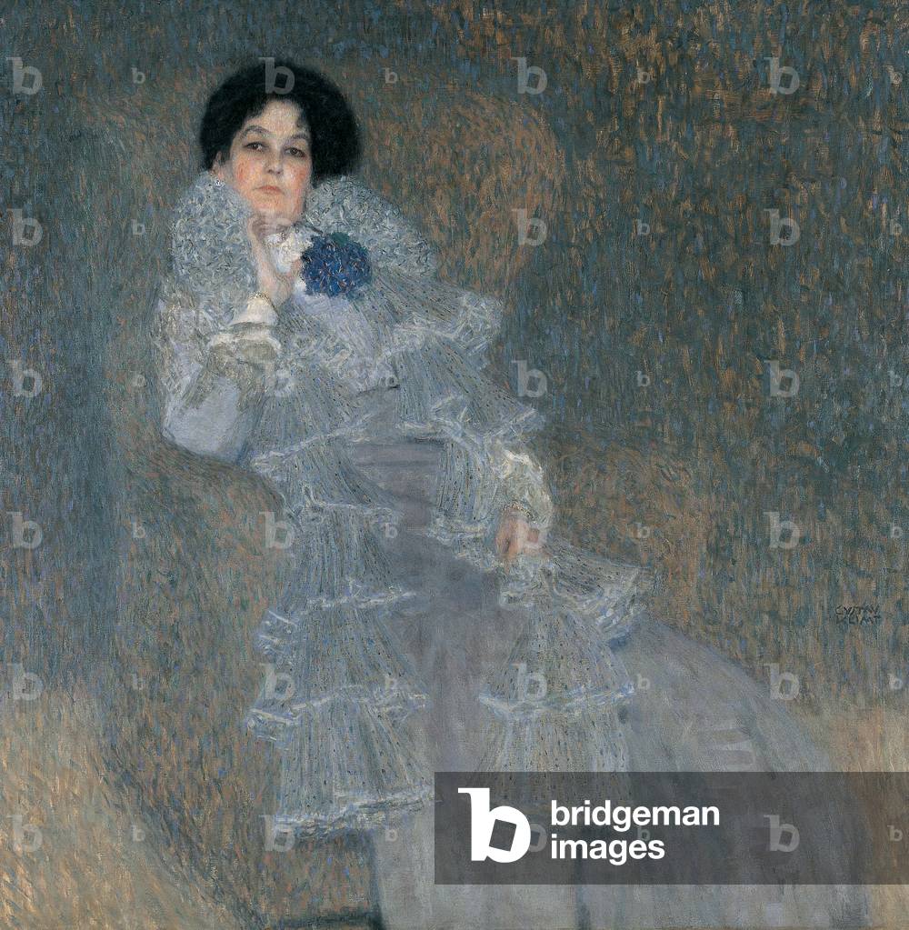 图像Portrait of Marie Henneberg, 1901-02 (oil on canvas) by Klimt