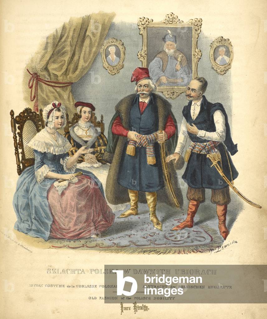Vecchia moda della nobiltà polacca.