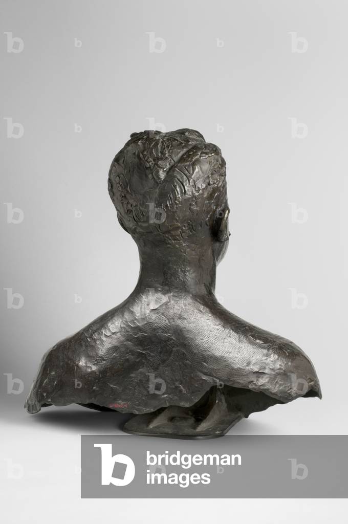 Étienne Clémentel by Auguste Rodin, b/w