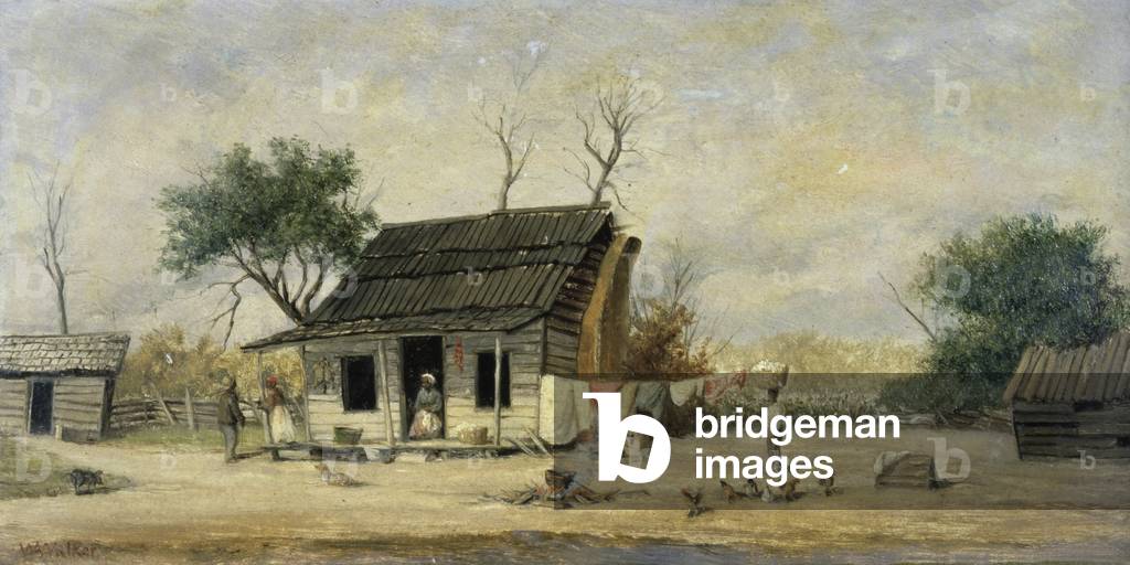 Image of Painting depicting Southern Plantation 1885 (oil on canvas) 1885 by William Aiken Walker