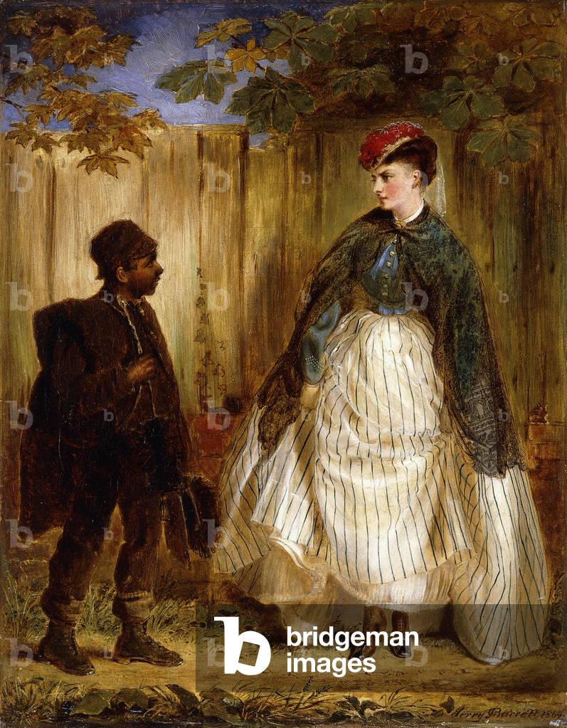 Too Close for Comfort, 1869 (Öl auf Leinwand)