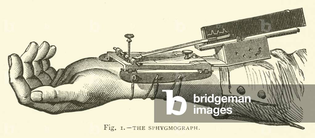 "La Sfigmografia (incisione)" di English School, b/w