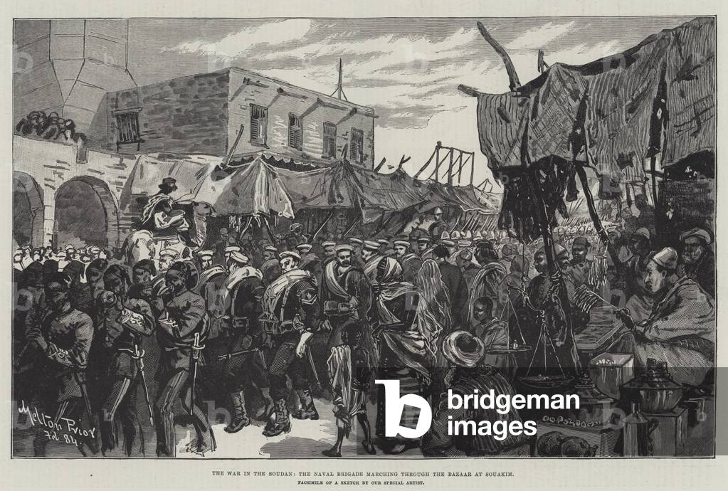 "La guerra nel Soudan" 1884 di Melton Prior