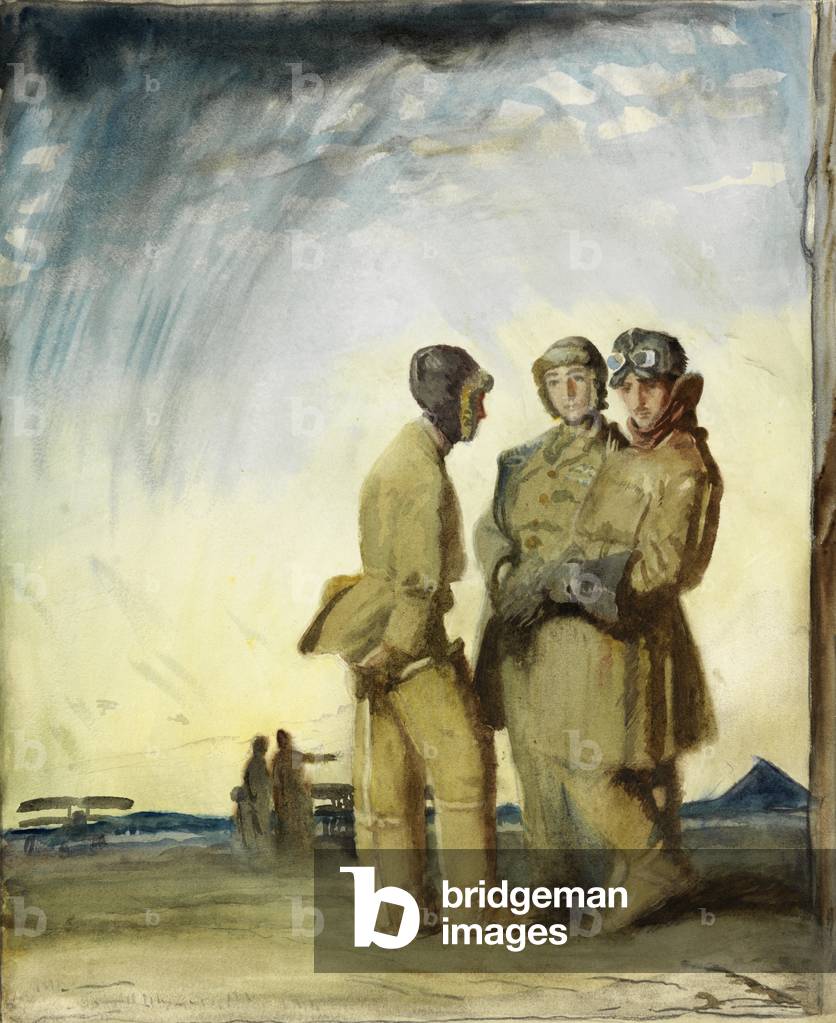 Immagine di Disegno "il ritorno di una pattuglia" 1917 di William Orpen