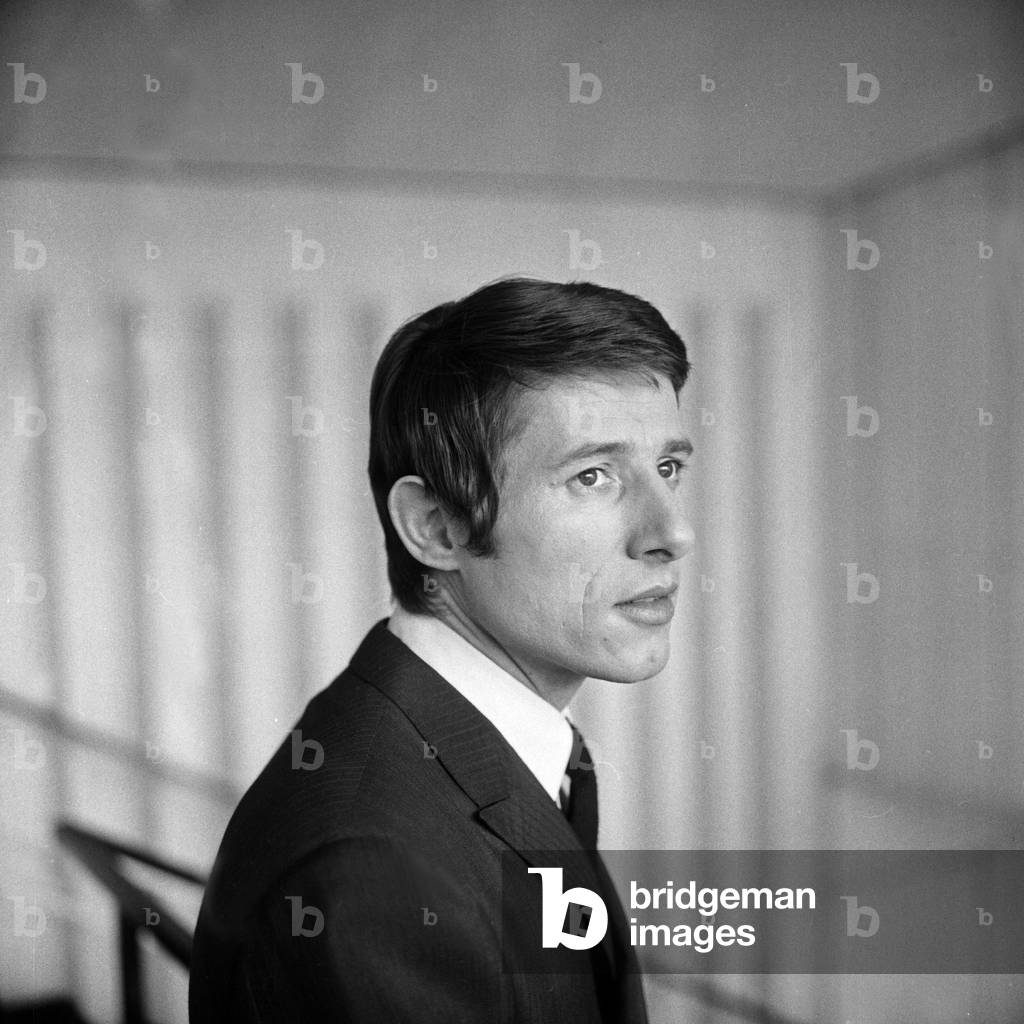 German singer Udo Juergens, b/w
