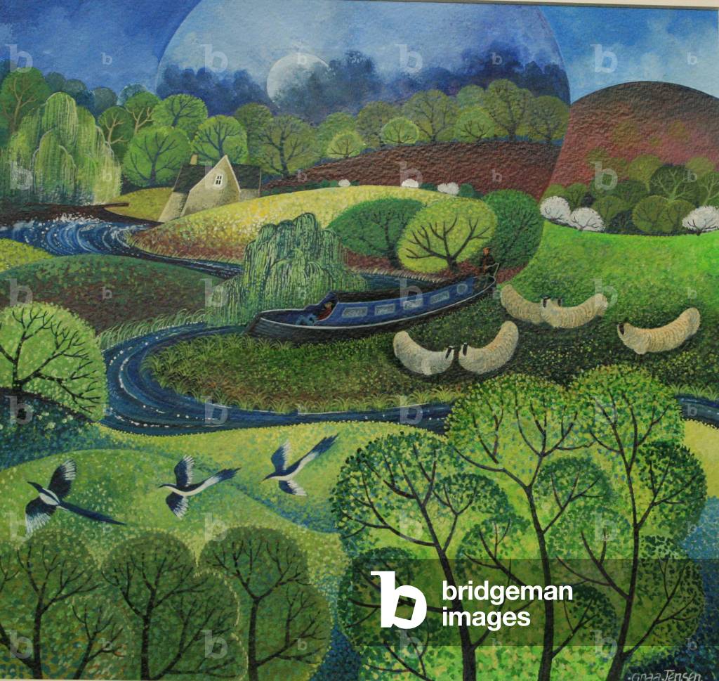 Three for Joy, 2008 (inchiostro acrilico e gouche su carta)