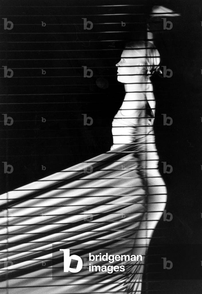 Tänzerin Carolyn Carlson in Ballet Blue Lady in Paris am 21. Juni 1984 (s/w Foto)