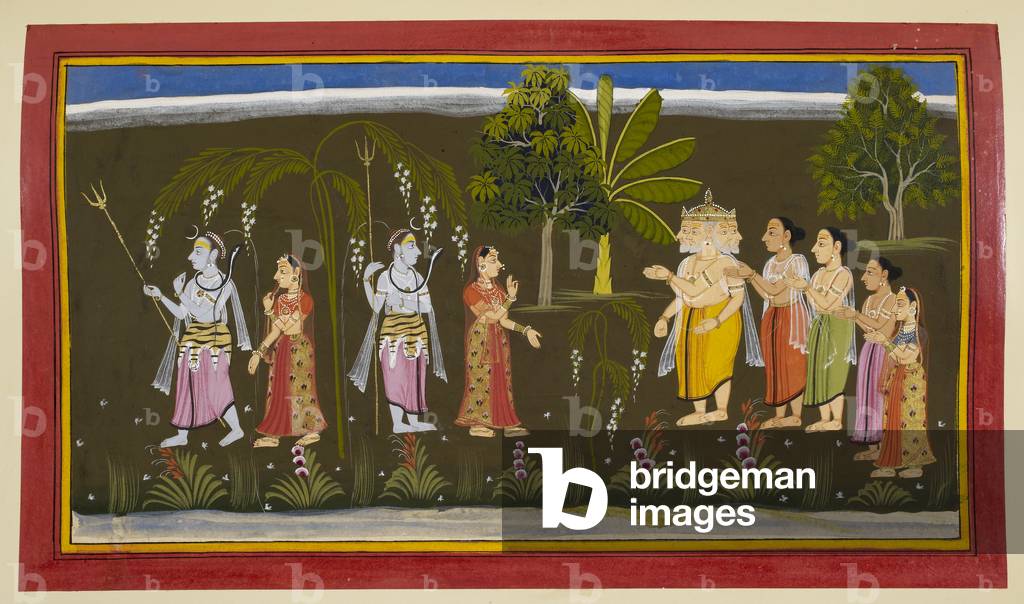 Uma verflucht die Erde, 1712 (Miniatur)