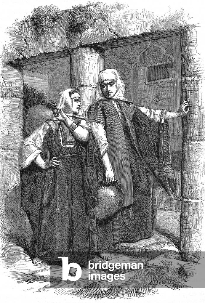 "Frauen von Bethleem" 1880, b/w