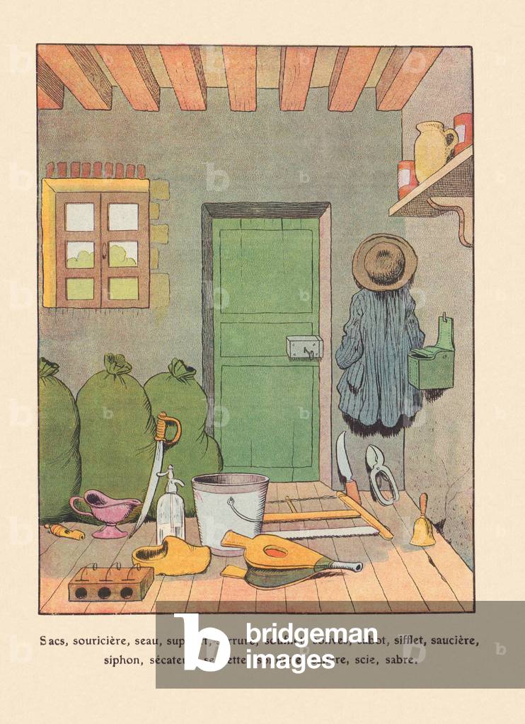 ALPHABET B. RABIER S, 1932 (illustrazione)