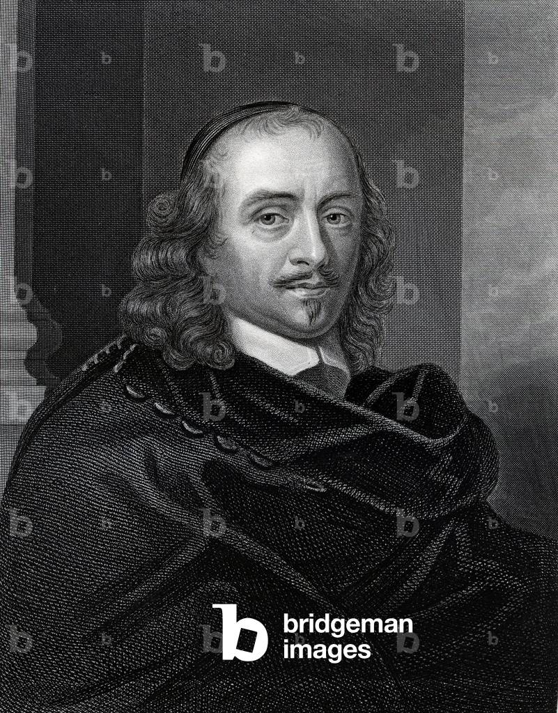 Bild von Gravur "Thomas Corneille (1625-1709) (Gravur)", 19. Jahrhundert, b/w