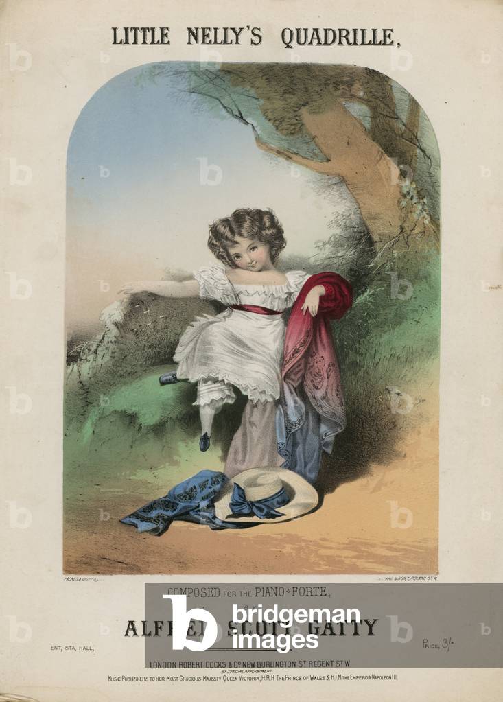 "Little Nelly's Quadrille (Farblitho)" von English School