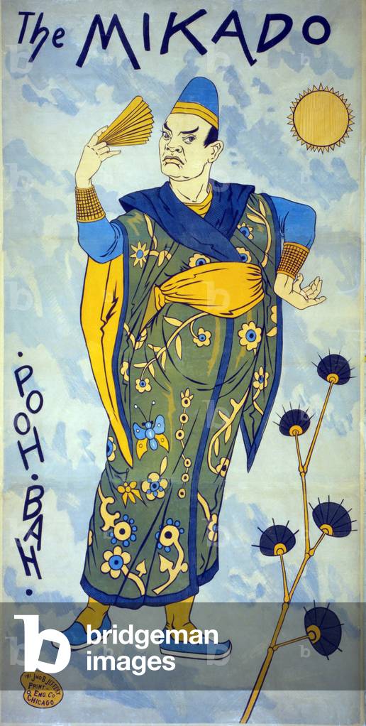 Image of The Mikado, 1885 (poster)