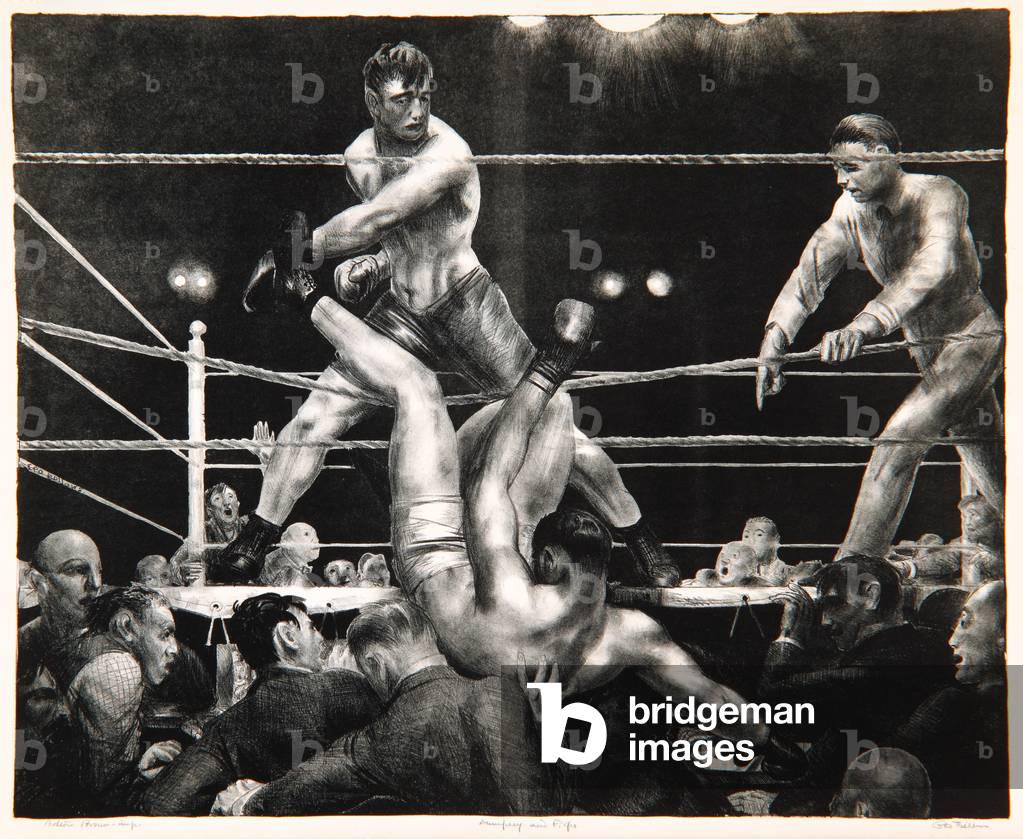 Dempsey and Firpo, 1923-24 (litho)