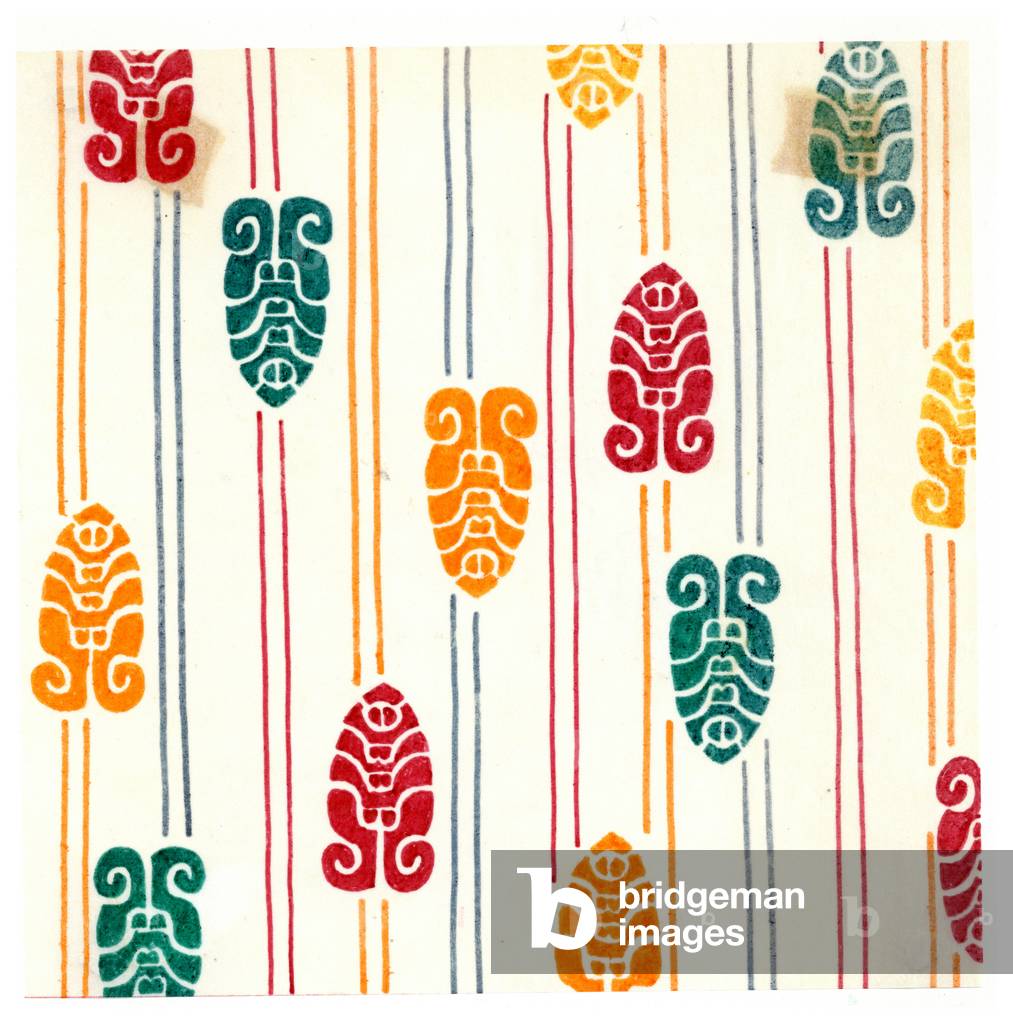 Image de Peinture représentant Dessins textiles 1958 par Barry Daniels