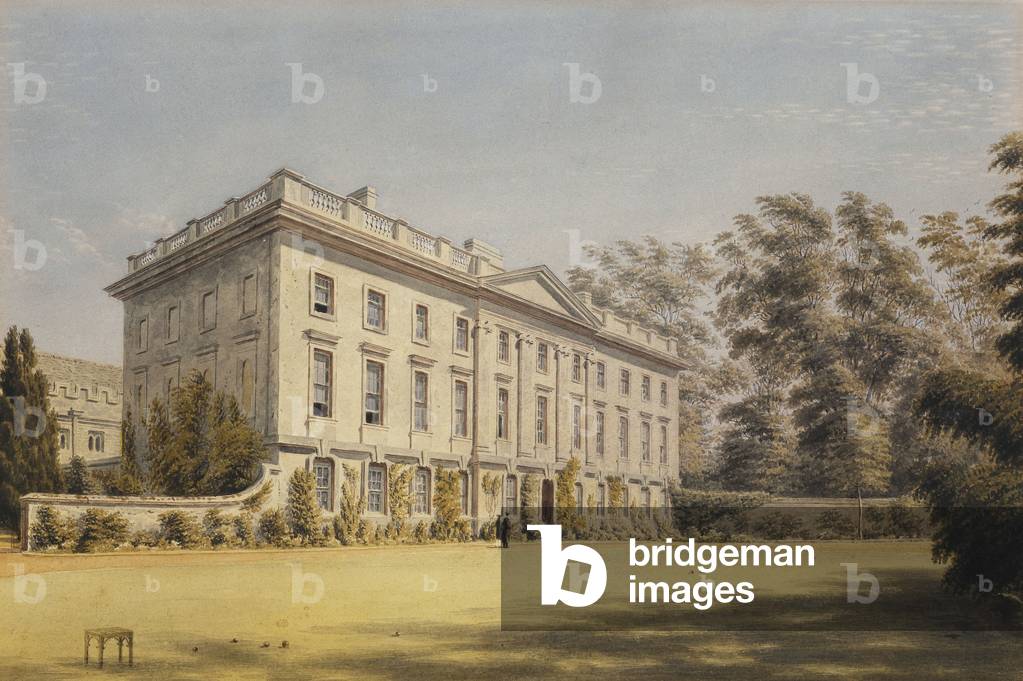 Corpus Christi College, Oxford, (matita e acquerello)