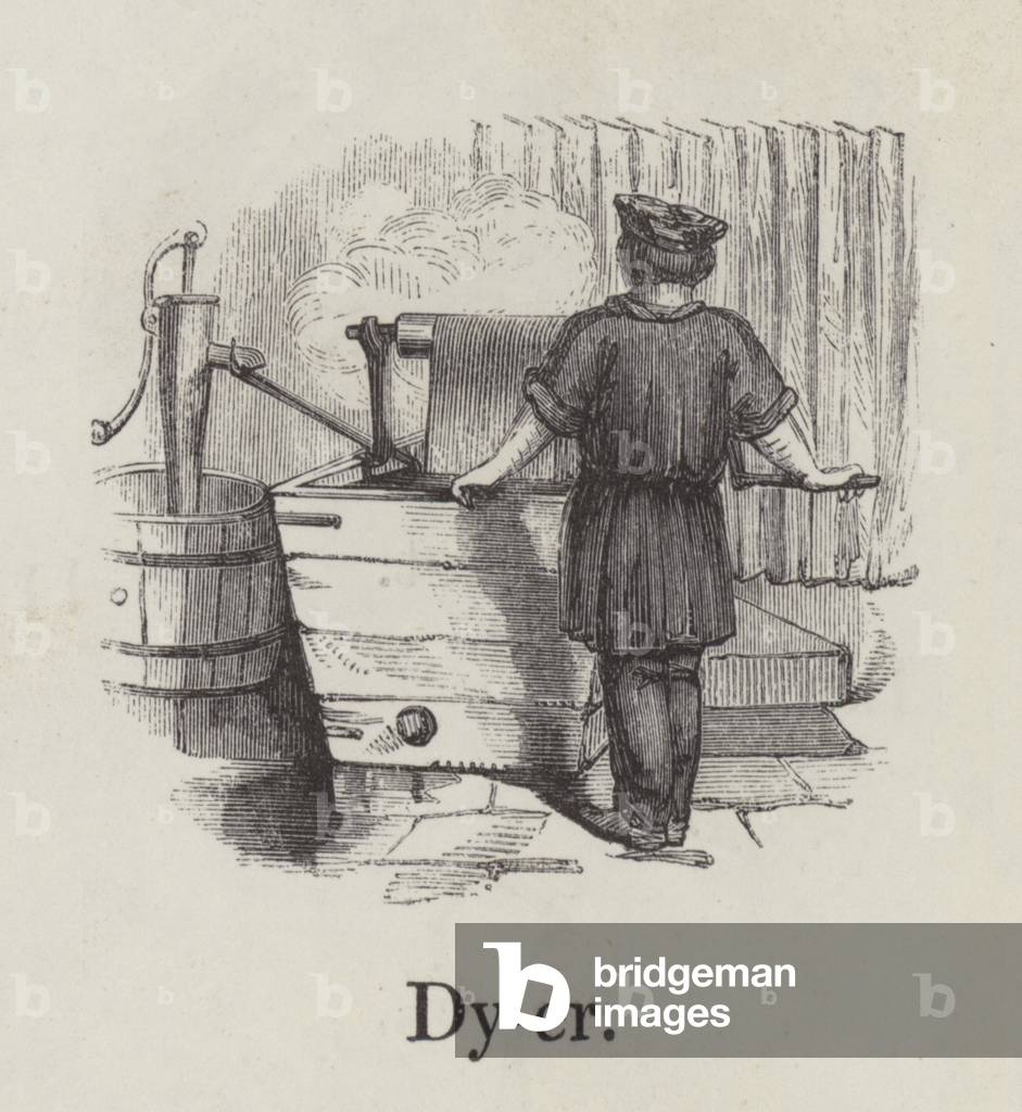 "Färber (Gravur)" von English School