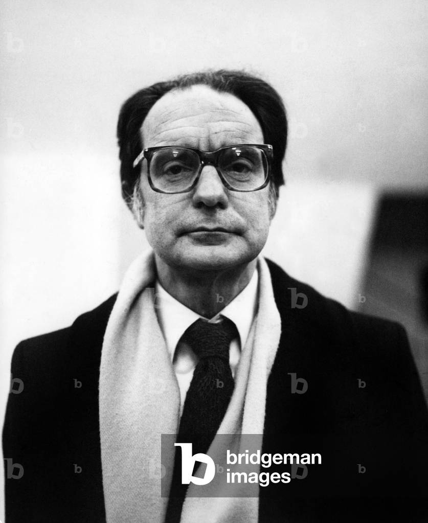Italo Calvino, 1981 (b/w photo)