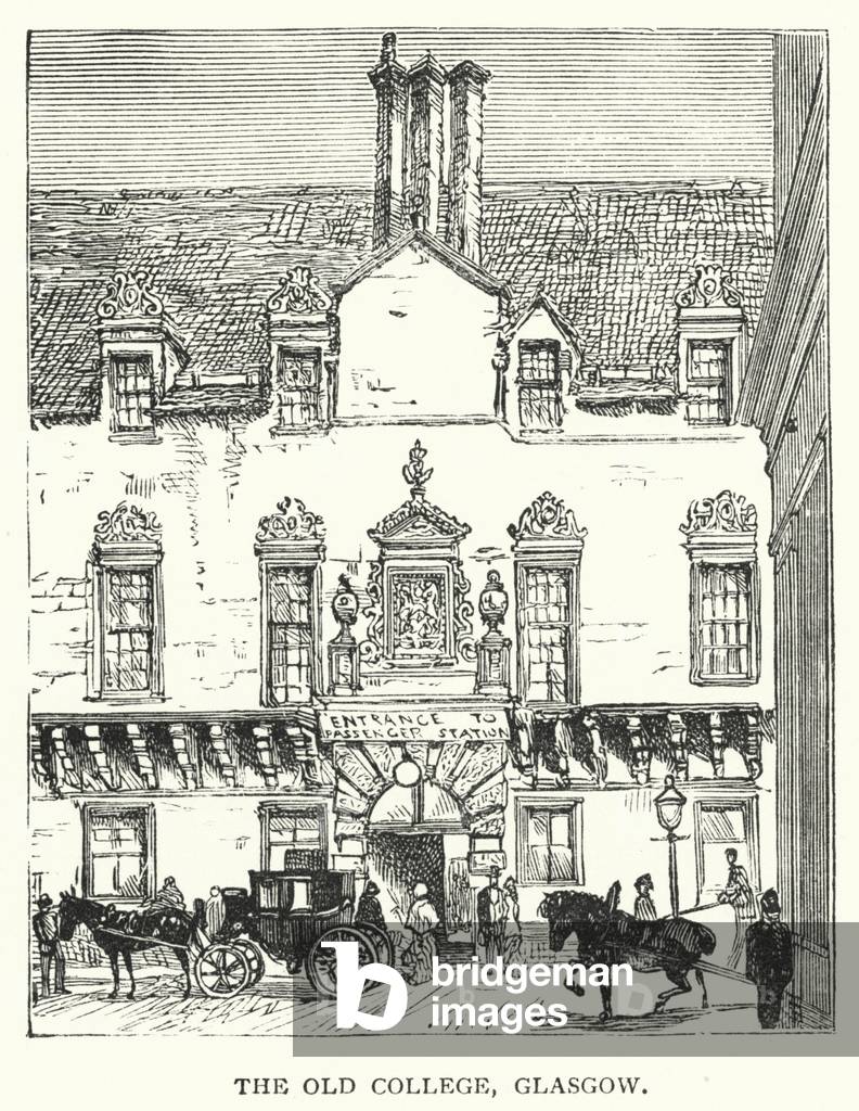 The Old College, Glasgow (Gravur)