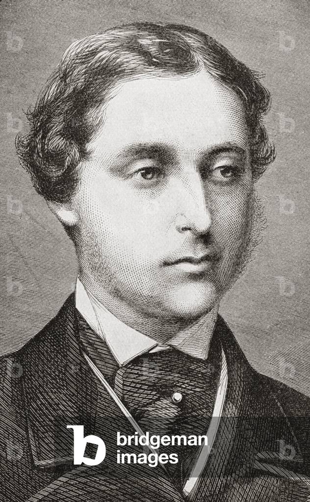 Alberto Edoardo, principe di Galles, futuro re Edoardo VII, 1841 1910 al momento del suo matrimonio nel 1863. 