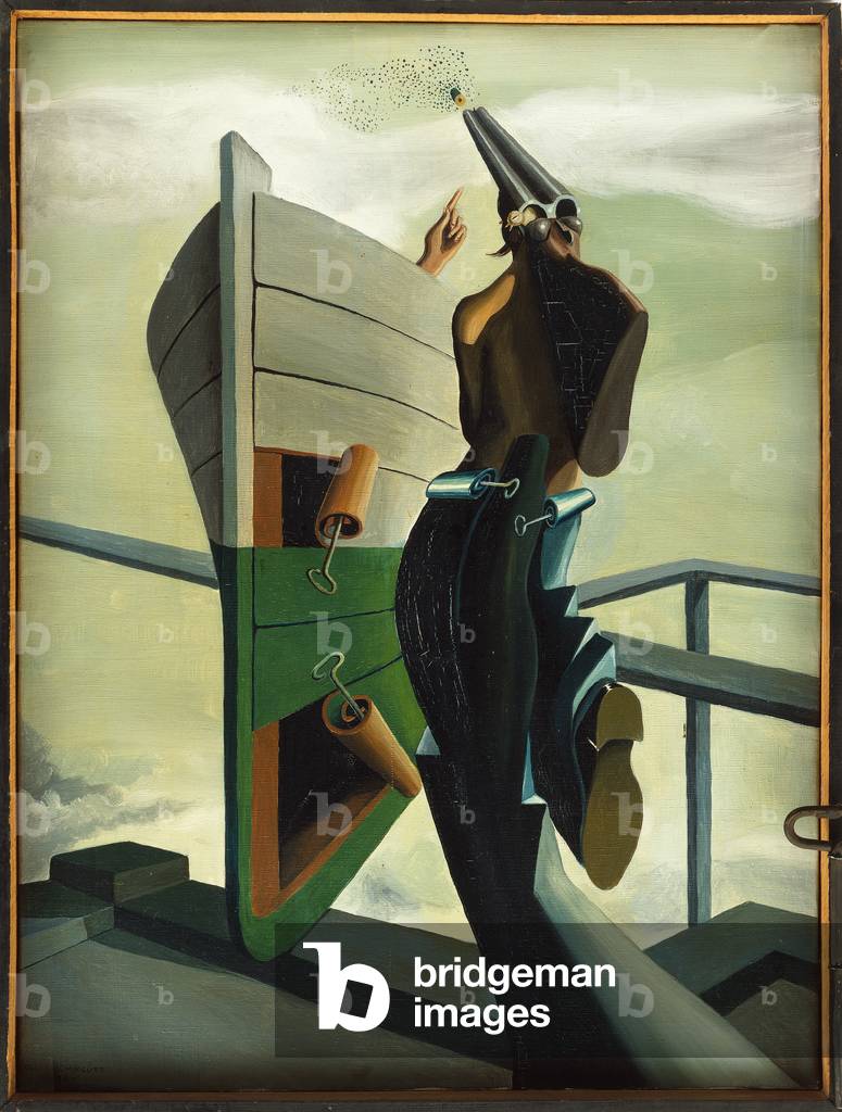 Immagine di Dipinto "L'apriscatole (L'ouvre-boîte)" 1936 di Oscar Dominguez