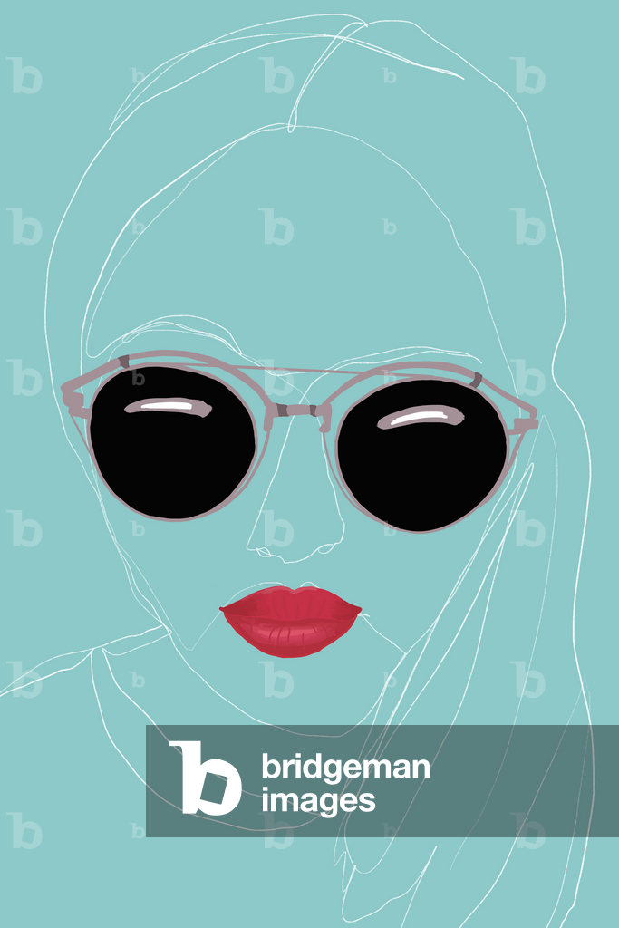 Bild von Digitale Kunst "Retro-Sonnenbrille" 2021 von Roberta Murray