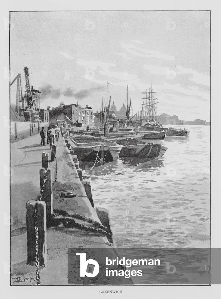 Image of Print depicting Greenwich (litho) 1801 by William Luker