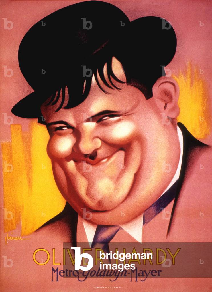 Image of Oliver Hardy Poster for Metro Goldwyn Mayer