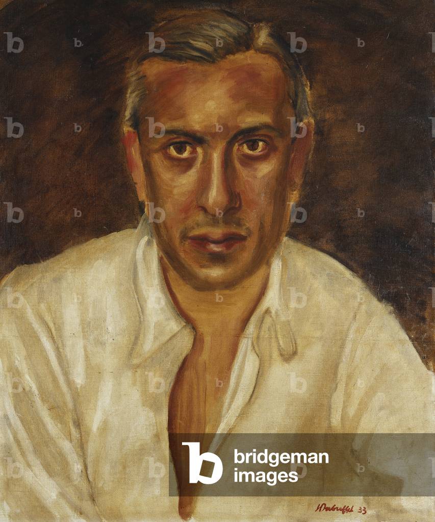 Bild von Gemälde "Portrait de Marcel Fize", 1933 von Jean Dubuffet