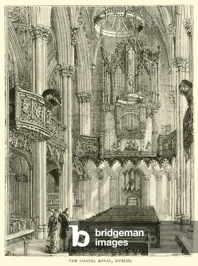 The Chapel Royal par English School, b/w
