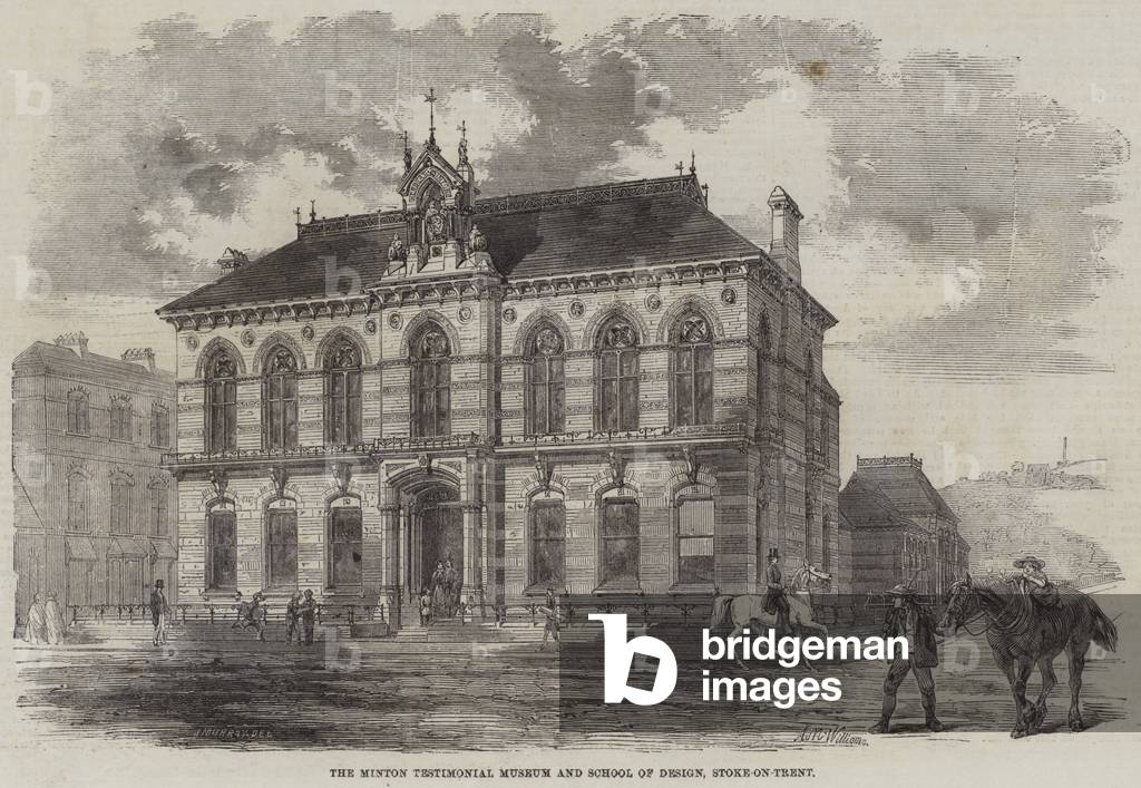 The Minton Testimonial Museum and School of Design, Stoke-on-Trent (Gravur)