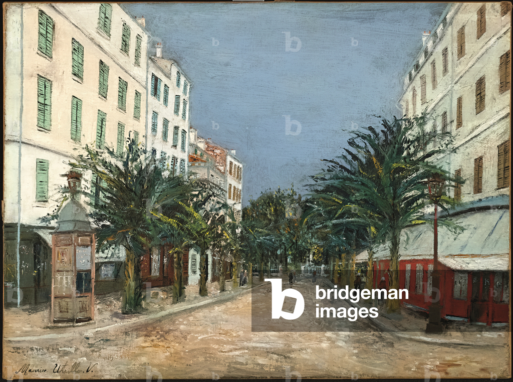 Immagine di Dipinto "Strada a Hyères" 1912 di Maurice Utrillo