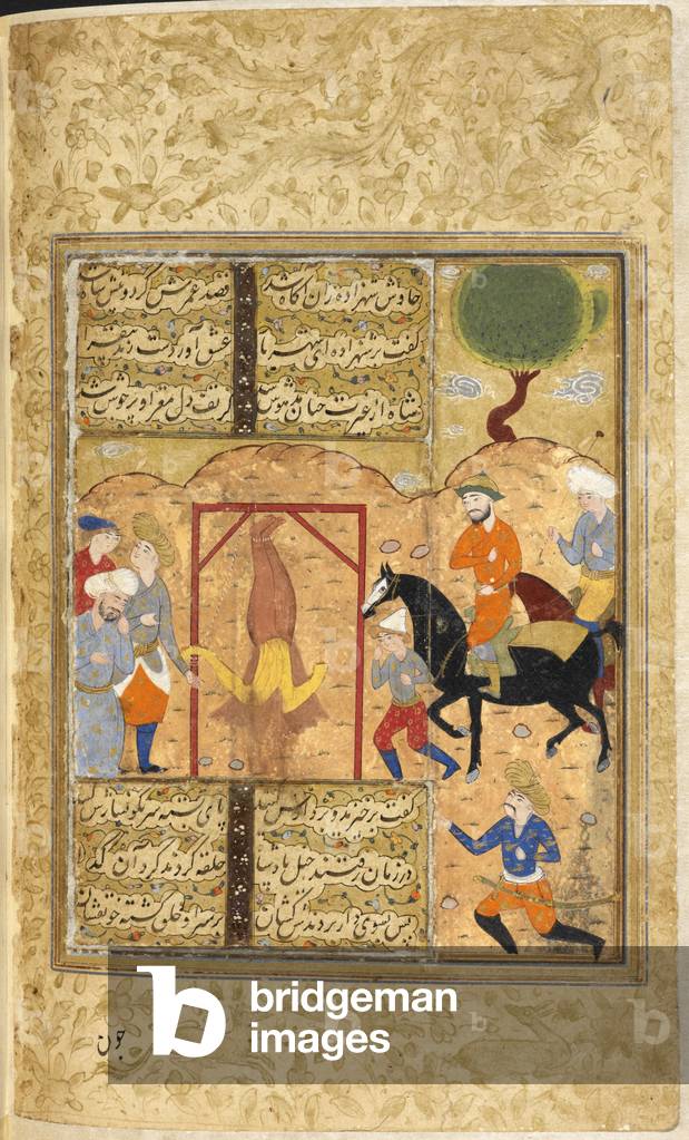 Eine Hinrichtung vor einem König