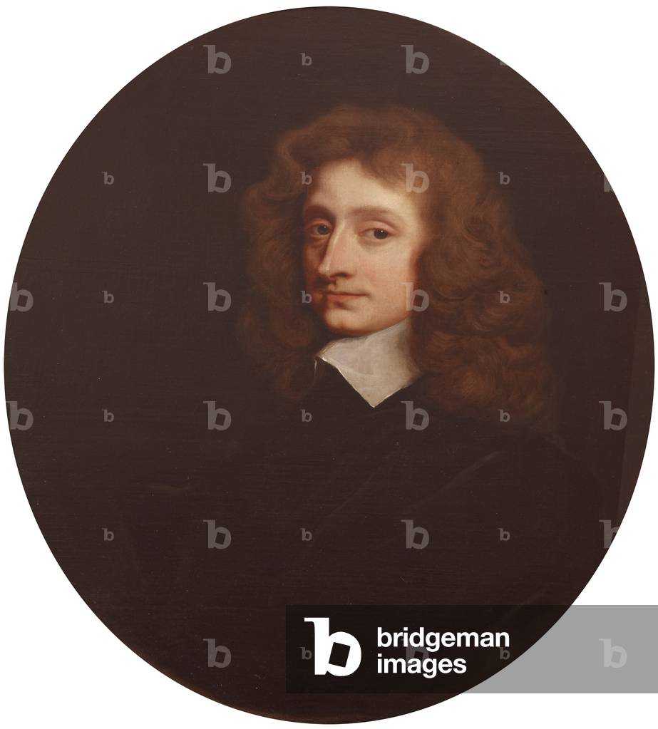 Immagine di Dipinto "il hon. john hervey" di Peter Lely, b/w
