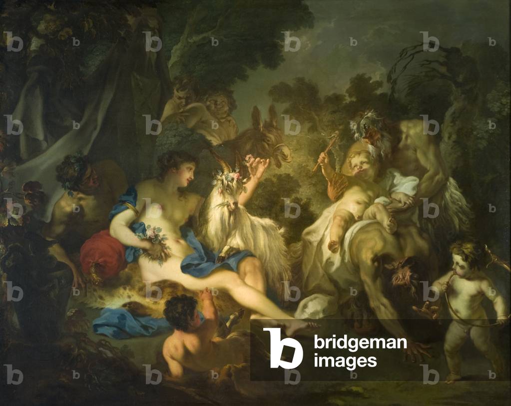 Bild von Gemälde "Die Kindheit des Bacchus" 1700 von Louis de Boullogne