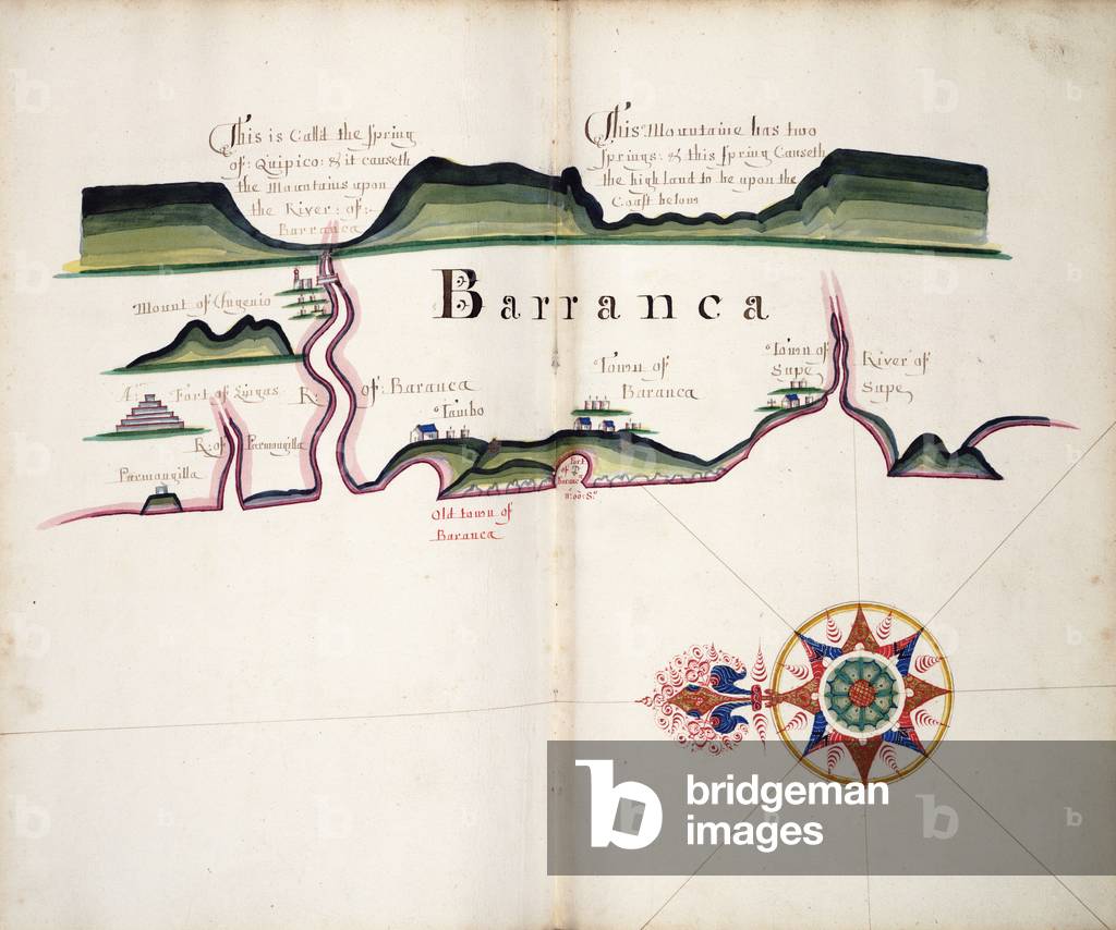 Image de Carte & Plan représentant Barranca 1685 par William Hack