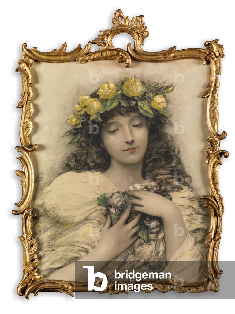 Bild von Gravur "Rosen (Gravur)" von Hubert von Herkomer
