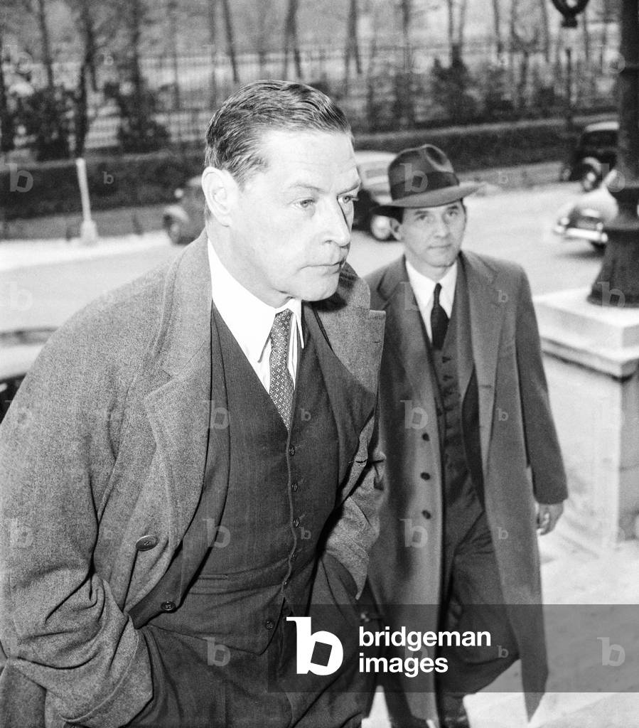 Vorbereitung auf die Konferenz der 4 Außenminister, Paris, 4. März 1951: Charles Bohlen (USA) (s/w Foto)
