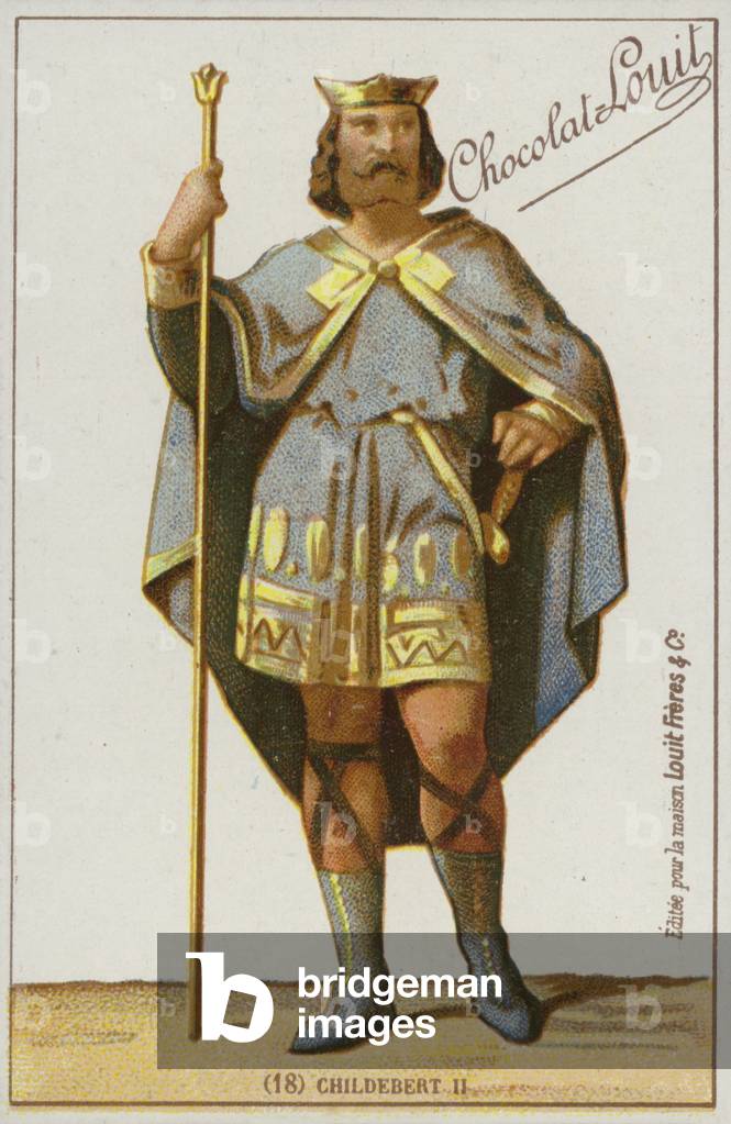 Childebert II (cromolito)