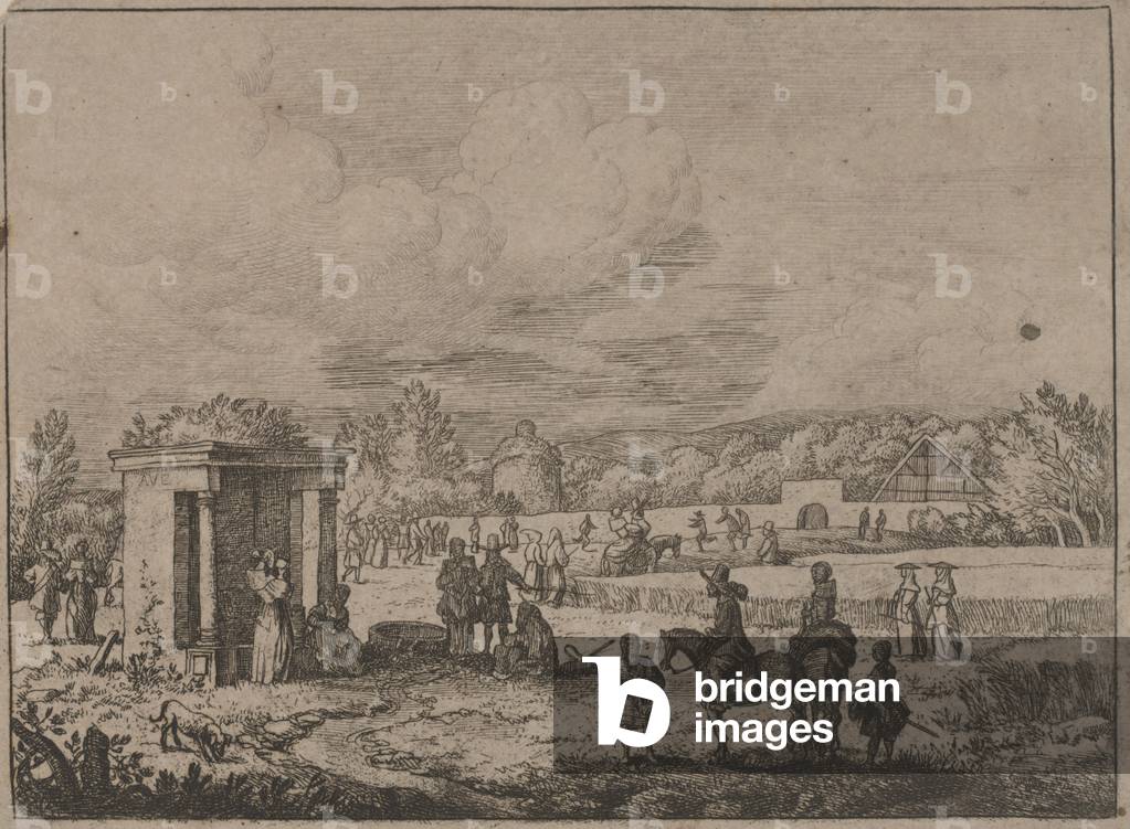 Der Frühling bei Watroz, um 1650 (Radierung)