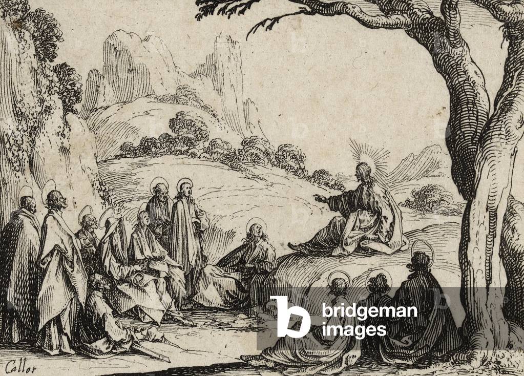 Le sermon sur le mont, 1635 (gravure)