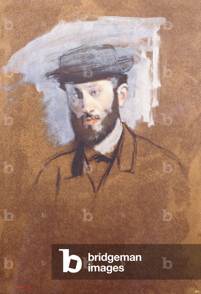 Ritratto di Eugene Manet, c. 1875 (olio su carta resinata)