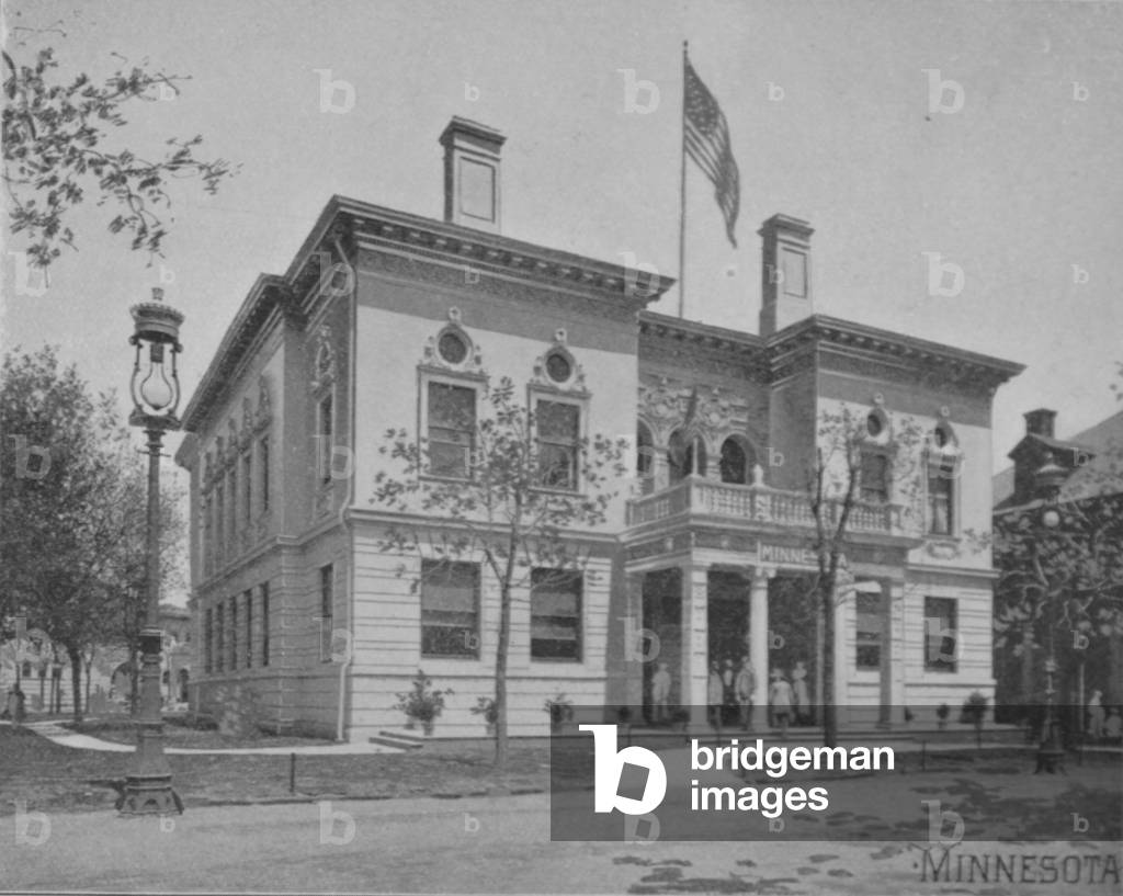 "Edifici statali - Minnesota", 1894, b/w