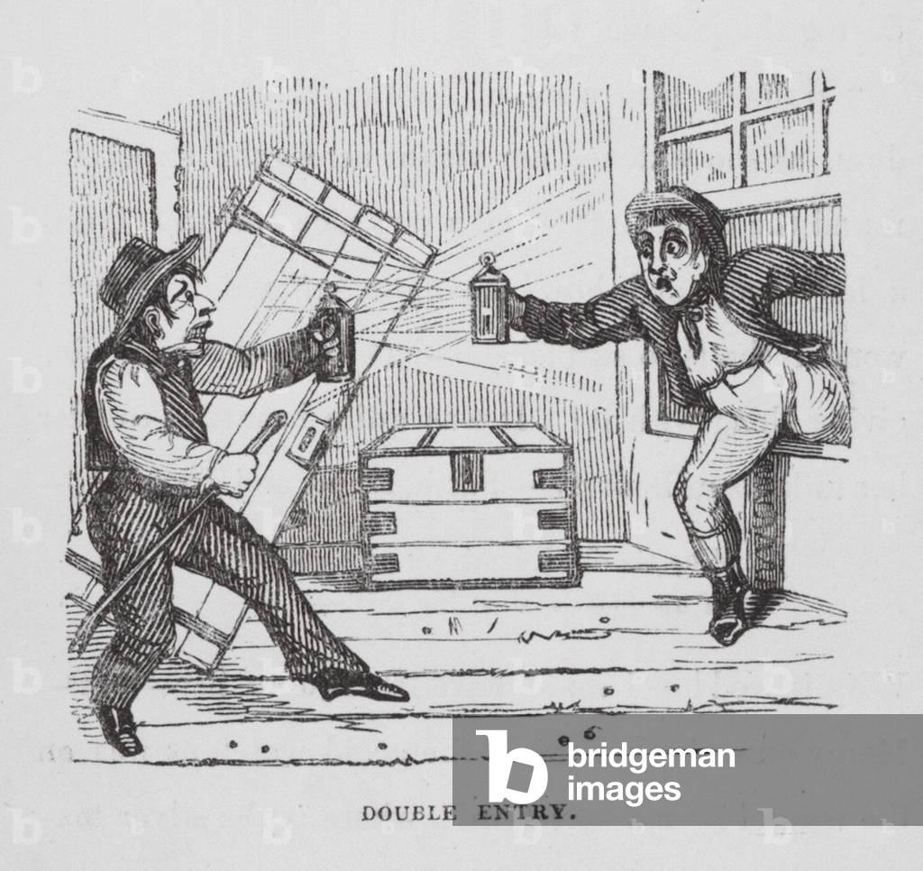 "Doppia entrata (incisione)" 1801 di English School