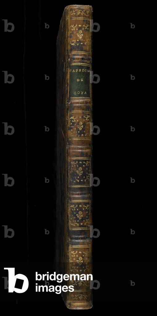 "Caprich de Goya (Bucheinband aus geprägtem Leder)"
